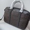 Handbag Designer Sells Branded Bags at 60% Discount New Classic Coating Prbyopia Bag Mens Briefcase One Shoulder Crossbody