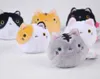 Yeni 6 renk Kawaii 7cm Kediler Dolgulu Oyuncaklar Anahtarlık Siyah Beyaz Kedi Peluş Oyuncak Oyuncak Bebek Çocuk Partisi Doğum Günü Peluş Oyuncaklar Kız İçin