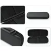 Storage Boxes Women Makeup Brush Case Pure Black Small Cosmetic Bag Lipstick Pen Organizer Beauty Tool Box Zipper Long Strip Pouch