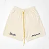 Mens Shorts 22ss Sumer Rhude x Mclaren Letter Embroidered Lapel Pullover Tshirt 1 and Womens Short Sleeve S-xl Men Suit