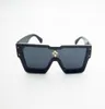 Новые квадратные рамки модные солнцезащитные очки OnePeece Goggles Ladies Women Personality Sticker