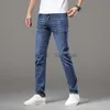 Designerjeans für Herren Neue Qualitäts -Trendy -Markenjeans für Herrenmodelle Frühling/Sommer Dünne Fit, gerade Bein lange Hosen Modehosen