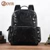 Rugzak Joyir echt leer voor mannen 15,6 inch Laptop Fashion Travel Office Dayback grote capaciteit School Rucksack