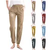 Women's Pants Sweatpants For Women Tall Casual Minimalist Spring/summer Solid Color With Printed Pockets And Drawstring Home