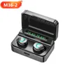 DHL 무료 배송 M10 M20 M36-2 F9 AS07 EARBUDS TWS 이어폰 지능형 터치 제어 무선 Bluetooth 호환 헤드폰 방수 LED 디스플레이 마이크