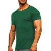 Summer Men's T-shirt with Round Neck Base, Short Sleeved T-shirt, Men's Inner Top, Men's Top