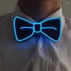 Bow Ties Novelty Valentine's Day Lend Luminy Neck Tie Light Up Men Birthday Club Club Costume de néon