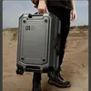 Suitcases Mute Carry On Luggage With Wheels 24 Inch Designer Travel Storage Suitcase High End Business Makeup