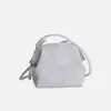 Cowhide Chinese Bag 2024 One Shoulder Underarm Ladd Texture Mantou Shell Cross Body