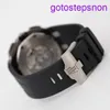 Designer AP Wrist Watch Epic Royal Oak Offshore 26405Ce Mens Watch Black Ceramic Fluorescerande Digital Pointer Automatisk mekanisk världsberömd schweizisk klocka