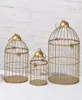 Gaiolas de pássaros European Retro Iron Cage Flor Stand Balcony Decoração ao ar livre Os suprimentos para animais de estimação decorativos 2211054243324