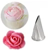 Baking Tools 5pcs Flower Piping Tip Kit 5 Patten Petal Icing Nozzles For Cake Decorating Pastry Fondant