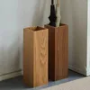 Regenschirme Holz Regenschirm Bucket Halle Hall Shelf Rack Dekorative Klassenzimmerständer für El Home Storage Brackets