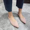 Casual Shoes 2024 Sticked Slipper Flats Women's Mesh Loafers Elastic Ballet Dress Moccasin bekvämt