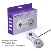 GamePads Classic USB Wired GamePad Retroflag Game Controller U pour Nespi Case / Superpi Raspberry Pi Retro Game Console / Windows PC