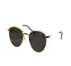 Neue Mode Sonnenbrille 0335 Runder Rahmen K Gold Rahmen beliebt und einfacher Stil vielseitiger Outdoor UV400 Schutz Eyewear4044229
