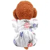 Dog Apparel Pet Spring Summer Clothes T-shirt Clothing Pineapple Flying Sleeve Four-legge Vest Shirt Chihuahua For Small Product