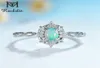 Kuoit Natural Opal Gemstone Rings for Women 925 STERLING SILVER FIRE STONEサイズ10リングウェディングエンゲージメントギフトファインジュエリー220127956433