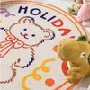 Carpets Cartoon Cute Pattern Round Children's Bedroom Decoration Rug Kids You Look Good Leisure Floor Mat