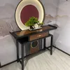 Dekorative Figuren chinesische Stil Konsole Altar modernes minimalistisches Wohnzimmer ein langes schmal