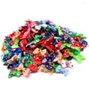 Abbigliamento per cani 100pcs /50 pairpairs brow bulk bow shinestone accessori all'ingrosso