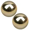 Opbergtassen 2 PCS Oefening Workout Ball Brass Oefening Handmassage Handige ballen koperen handballen kleine rollende training