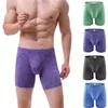 Sous-fonds style masculin sexy respirant de couleur pure sous-vêtements Fashion homme culotte cuecas calzoncillos en gros