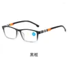 Okulary przeciwsłoneczne Modne drukowanie anty-blue Prezbiopowe okulary wiosenne noga HD dla osób starszych