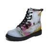 Designer Boots personnalisés hommes Chaussures Chaussures plates Mentilles Floores Fashion Sports Animal plat Sneakers extérieurs Chaussures Gai Taille 40