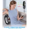 Electric Lumbar Traction Device with Adjustable Temperature and Vibration Massage for Lower Back Stretching - Ideal for Lumbar Spine and Sciatica Relief