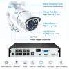 System ZOSI H.265+ 8CH 5MP Poe Security Camera Zestaw System 5MP HD IP Kamera na zewnątrz Wodoodporne CCTV Nadzór wideo NVR Zestaw NVR