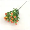 装飾的な花1PCSミラノ穀物プラスチック植物POの人工シミュレーション草草の偽の花の装飾