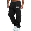 Herrenhosen Herren Fracht DIY Techwear -Hosen Abenteuer Militärarmee Workout Bottoms Straight Sport Fitness