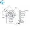 Кабели Papri 10pcs Bakeliter K8a Золотая октальная труба Основание 8PIN ACUUM TUBE Octal Sockets Base для гитарного аудио -усилителя для EL34 6V6