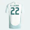 3xl 4xl 2024 2025 Mexico Mexican piłka nożna Raul Kids Copa America 2026 Kwalifikacje Raul Chicharito Lozano Dos Santos H.Lozano GK koszulka piłkarska Męskie Kit Fan Player