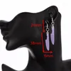 Boucles d'oreilles en peluche 1pair fashion punk couteau drop calice créativité bijoux accessoires femmes