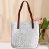 Shoulder Bags Women Handbag Summer Korean Mori Lace Ladies Underarm Bag Beautiful Large Capacity Elegant Fashon Casual Bucket Shopping