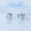 Boucles d'oreilles étalon unioorsj Real 925 Bijoux en argent sterling charmant petit poisson pour les femmes enfants cadeau