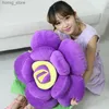 Pluszowe lalki 30 cm 3D Rose Pillow Flowers z napełnioną wypchaną zabawką zabawną pluszową broń świąteczny prezent Śliczne prezenty dla dziewczynki dom Deco Y240415