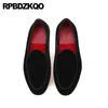 Casual schoenen glijden op 47 Britse 46 mannen Loafers Classic Round Toe gewoon plus maat 45 rookglautjes brede fit Flats European Velvet