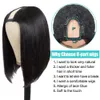 Sleek U Part Straight Bob Human Hair s For Women Short Brazilian Remy Glueless Natural Black V 240408