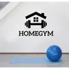 Hem gym väggdekoration dekoration fitness motivation sport rum dekor klistermärken sovrum konst dekal väggmålningar avtagbara tapeter z831 209433322