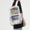 Ryggsäck 40 Silk Transparent PVC Bag Student School