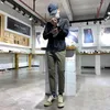 メンズパンツKスタイルの足首長さのスリムフィットマッチウォッシュマンカジュアルに最も簡単なスリムフィット