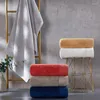 Serviette pure coton couloir de couleur salle de bain épaissie El absorbant à séchage rapide Les enfants adultes adultes sont adaptés