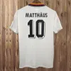 88-96 Matthaus Klinsmann Brehme Mens Soccer Maglie 98-04 Team nazionale retrò tedesca Bobic Scholl Kuranyi Podolski Ballack Klose Away Shirts