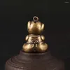 Dekorative Figuren Retro Bronze Schwein Zodiac Segen Charakter Schöne Schlüsselkette Anhänger kleiner Männer- und Frauenschmuck