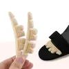 1 para zębów królików naklejki przeciw poślizgowi podkładki do stóp u nogi wkładki do butów kobiety Sandały Kapcie