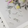 Charms 20pcs/лоты 8x22 мм антикварные металлические руки