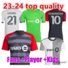 2023 24 MLS Toronto FC Soccer Jerseys Away Kaye Bernardeschi 2024 25 OSORIO Insigne Morrow Bradley Football Cirche Uniform Fãs de fãs de fãs versão8 55